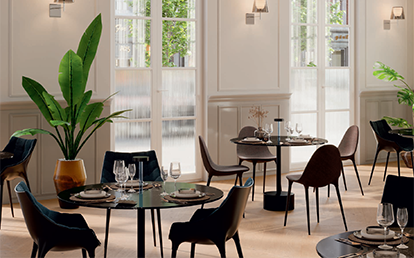 Mobilier hotel restaurant In Situ Quimper